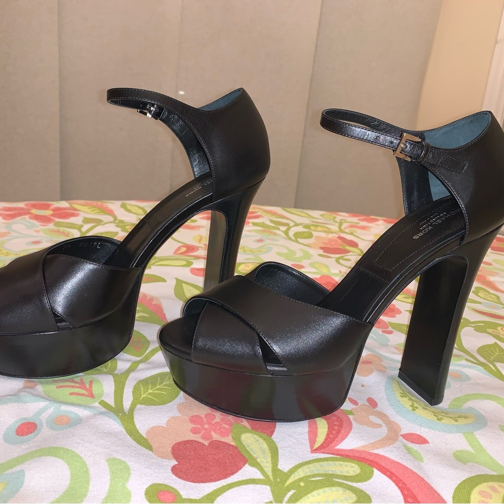 Michael Kors Black Platform Heels